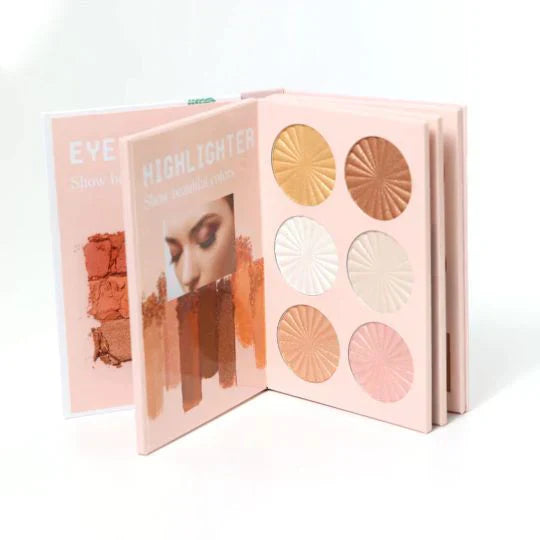 4 in 1 Cosmetics Makeup Book Palette | Whole Makeup Accessories